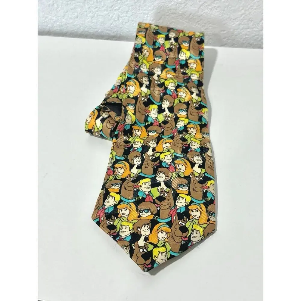 Vintage Cartoon Network Scooby-Doo Mens Tie Scooby Velma Shaggy Daphne Fred 57